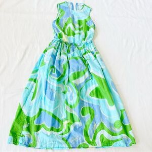 Topshop Womens Dress Casual Long  Abstract Cotton Sleeveless Resort Fashion 4